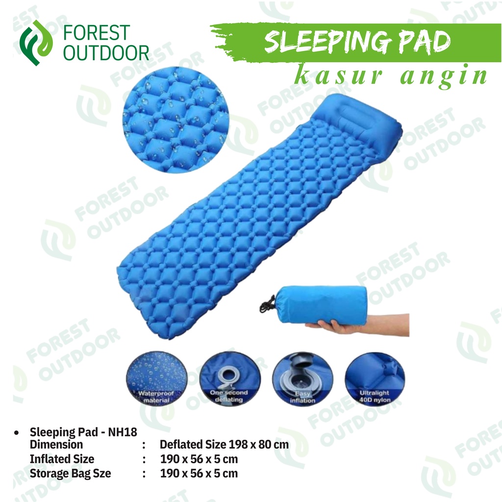Sleeping pad kasur angin / matras angin camping / sleping pad /Inflatable Encampment NH18