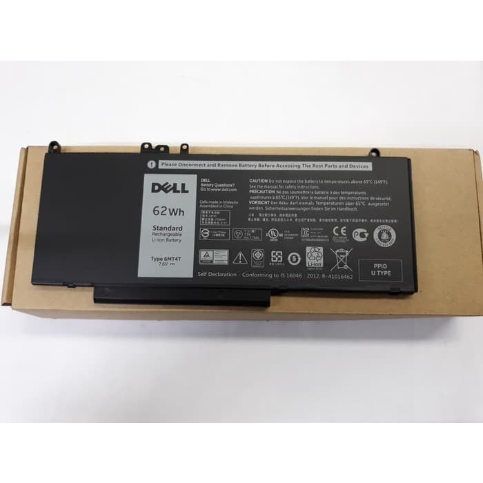 Baterai Original Dell Latitude E5450 E5470 E5570 E5550 G5M10 6MT4T