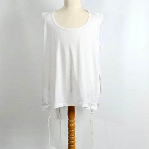 Kaos Dalam ROUND NECK Tshirt with TZITZIT Tallit Katan, by Israel