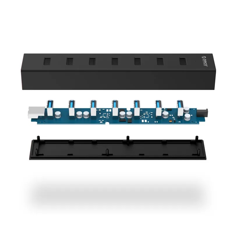ORICO HUB 7 PORT USB 3.0 WITH ADAPTOR H7013-U3