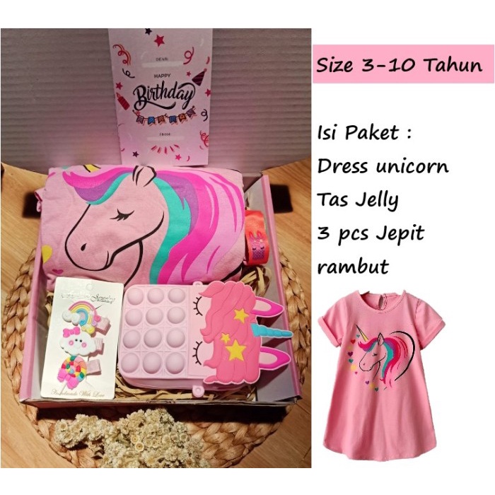 Terlaris Hampers Kado Ulang Tahun Anak Perempuan 6-10 Tahun Kado Unicorn