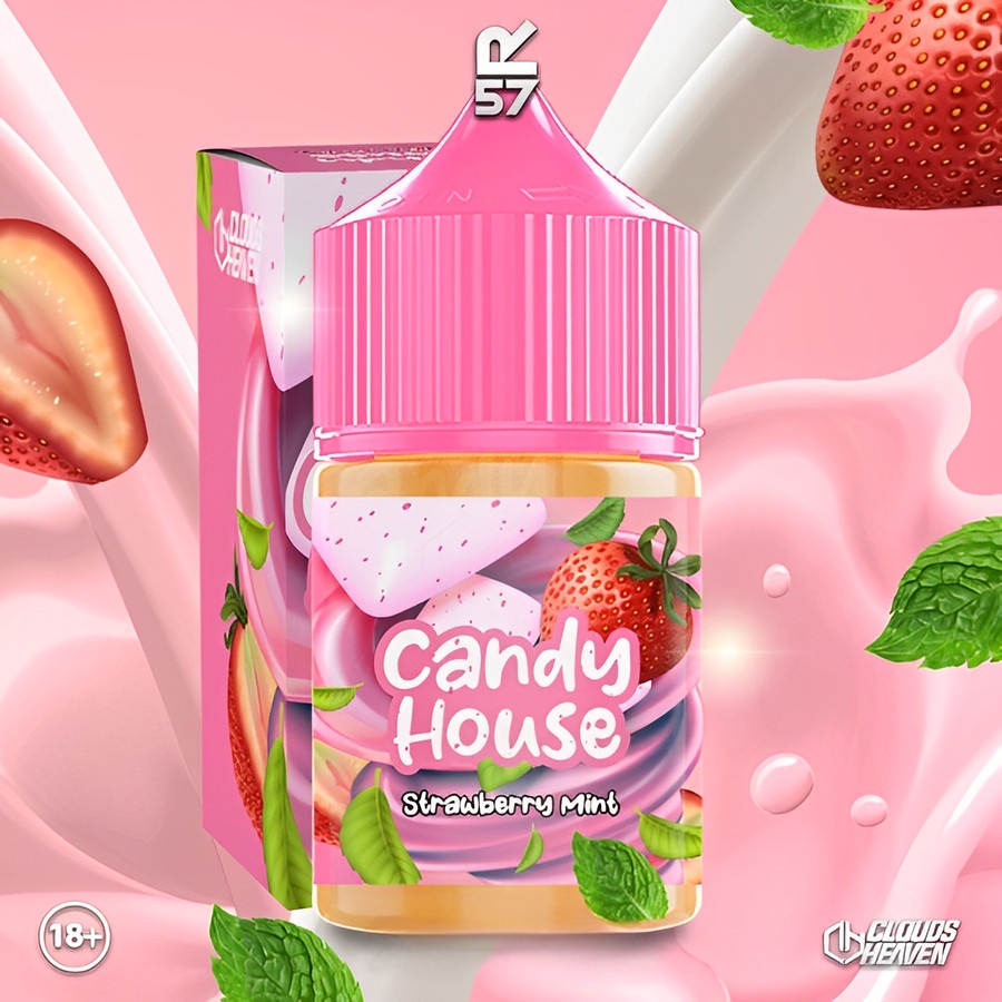 R57 Candy House V2 Strawberry Mint 60ML by Hero57 x Clouds Heaven