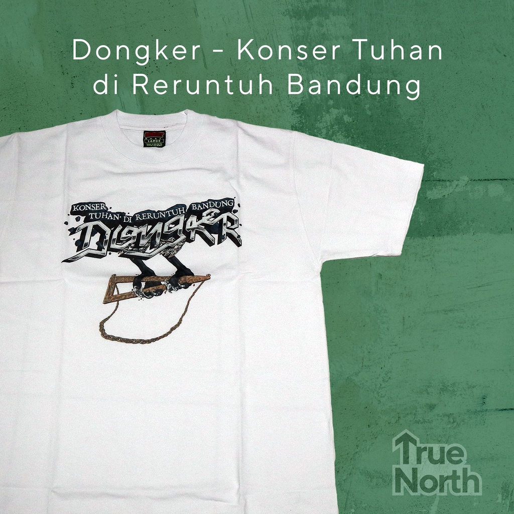 Dongker - Konser Tuhan di Reruntuh Bandung┃Kaos Band Original