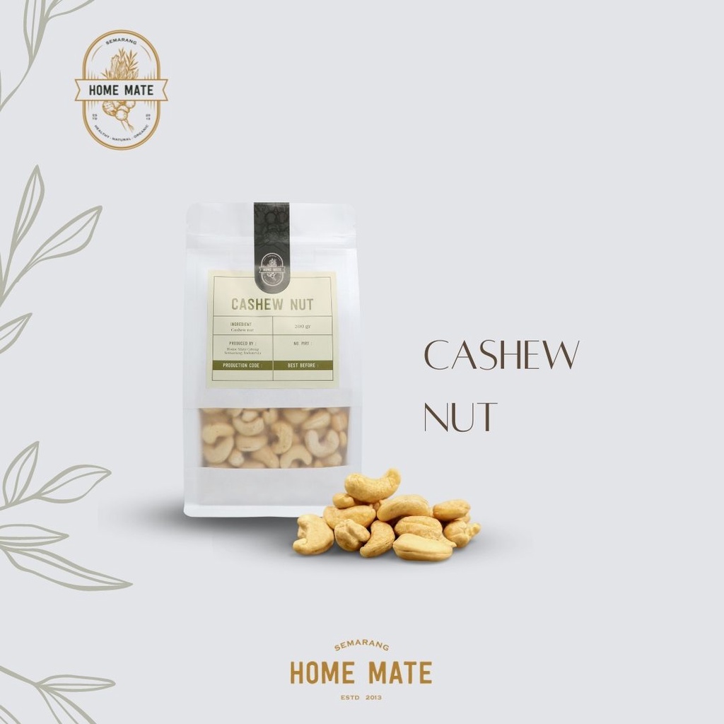 

Cashew Nut / Kacang Mete / Mede 200gr - HOME MATE