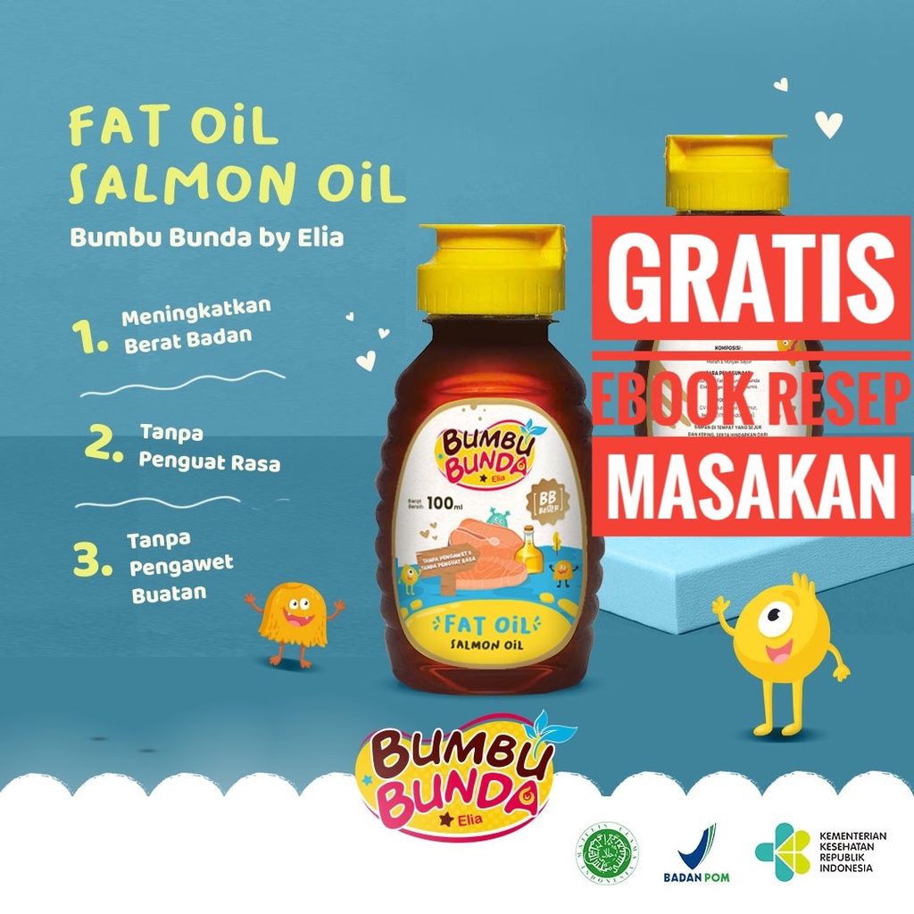 Bumbu Bunda Elia Chicken Fat Oil / Beef Fat Oil / Minyak MPASI / BB Booster MPASI / Lemak MPASI / Lemak Bayi / Penambah Berat Badan