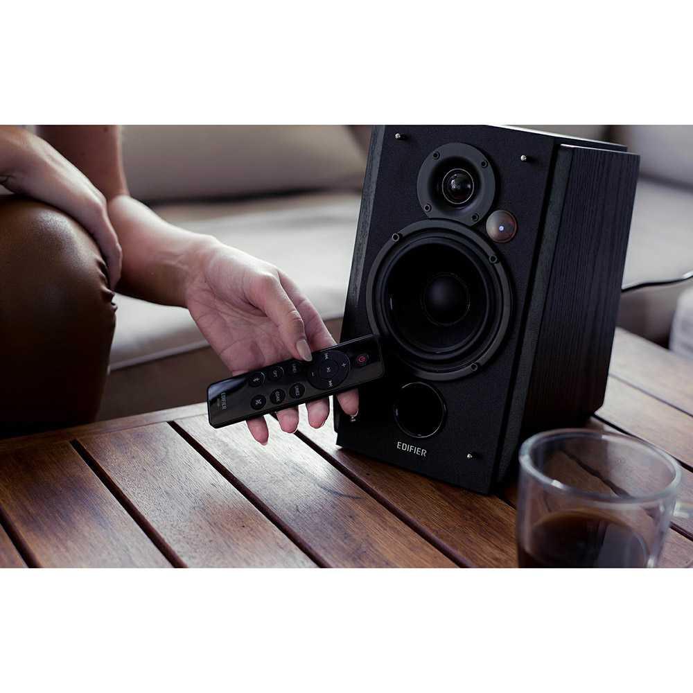 Edifier Active 2.0 Bluetooth Bookshelf Speaker Set - R1855DB - Black Matte