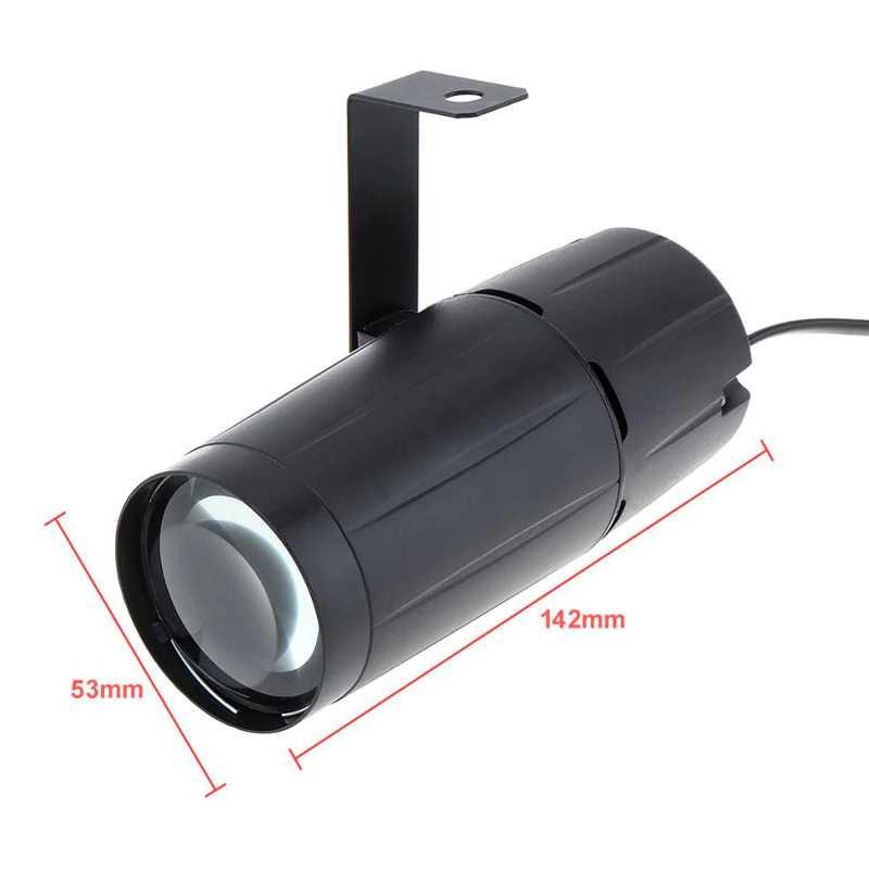 Lampu Sorot LED Spotlight Cool White 6000K 12 Degree 240V - YS-P02 - Black