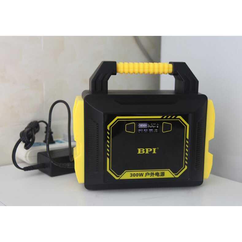 BPI Portable Outdoor Power Supply Station 300W 78000mAh - BPI-OD300 - Black