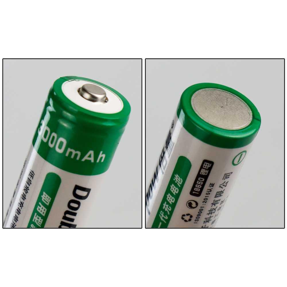 Doublepow Baterai 18650 Rechargeable 3.7 V 3000 mAh 1 PCS - DP18650 - White