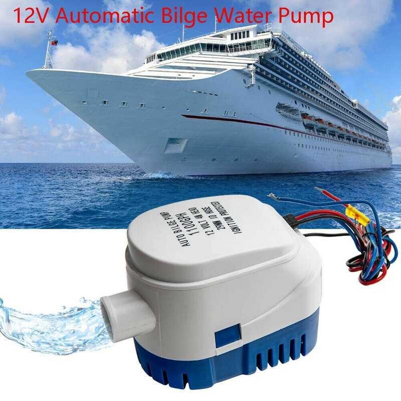 Pompa Air Bilge Submersible 12 V 1100 GPH - HYBP1 - White