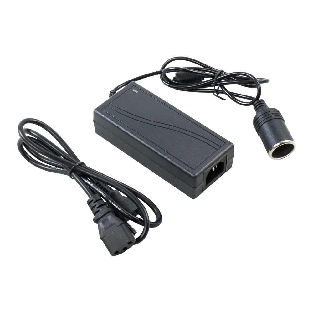 Power Adaptor AC to DC Converter Cigarette Port 12V 8A - 1280 - Black