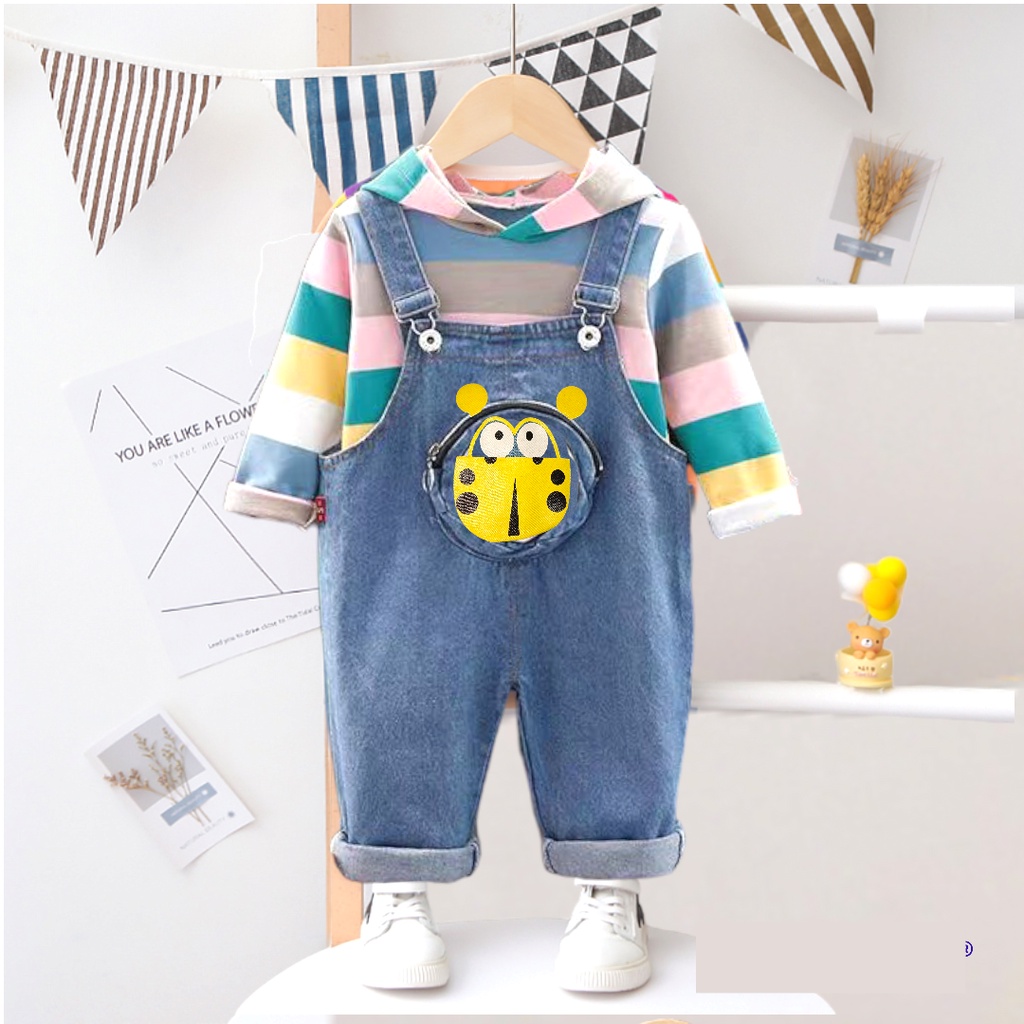 1-4Tahun Setelan Anak Laki Laki Overall Baju Kodok Anak laki Laki Import Premium
