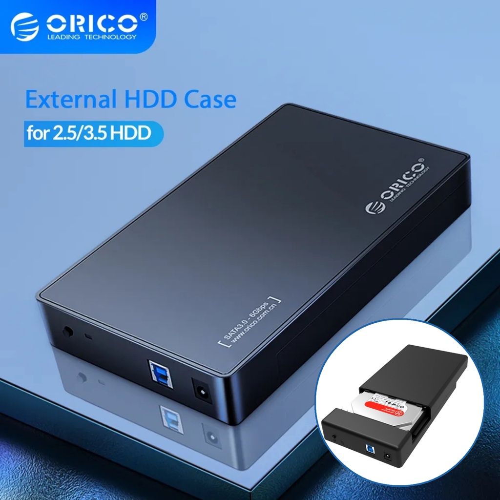 ORICO 3,5&quot; Inch External Hard Drive Enclosure USB 3.0 SATA HDD Case OR3588US3