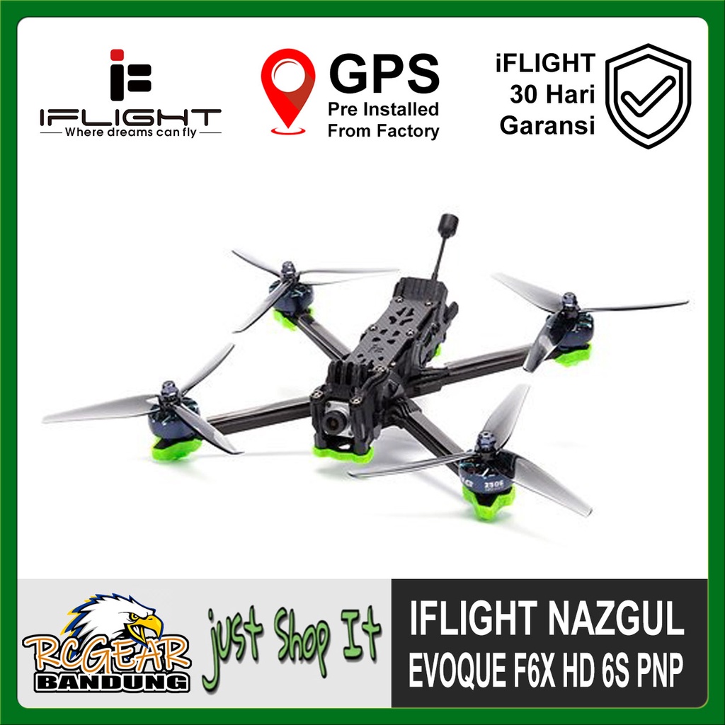 iFlight Nazgul Evoque F6 F6X HD Nebula Pro Vista 5in 6S FPV Drone BNF