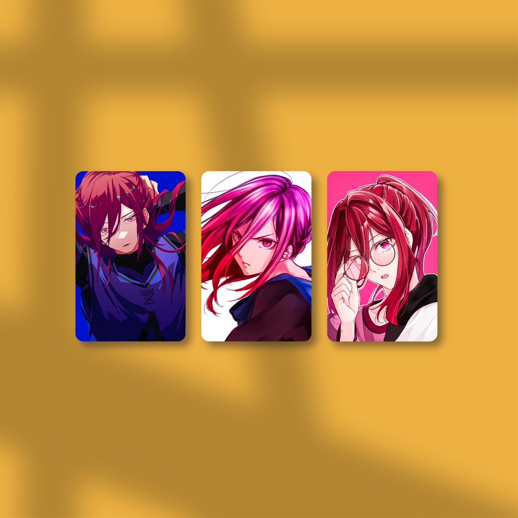 Photocard Hyoma Chigiri Blue Lock | Photocard Anime Character