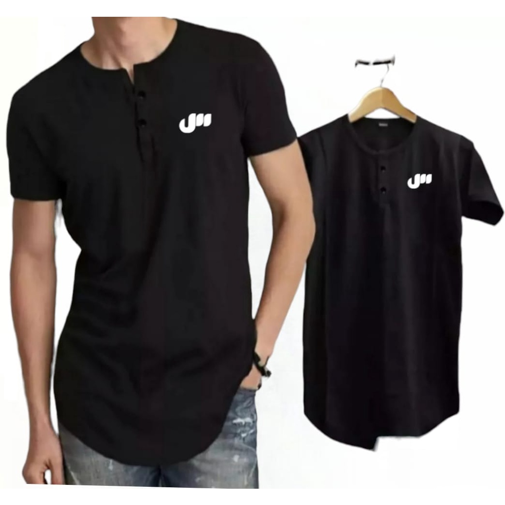 Kaos Kurta Pria Lengan Pendek/Muslim Pria/Koko Pria