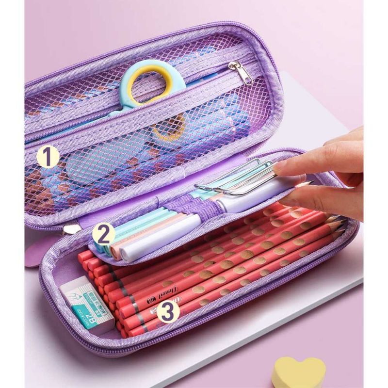 SQUMIDER Tempat Pensil Anak Unicorn Pencil Case Pouch Stationery - C2