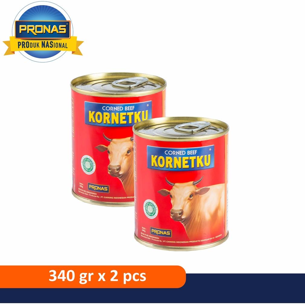 

2.2 STOK READY Pronas Kornetku Kornet Sapi 340 g bundling 2 pcs