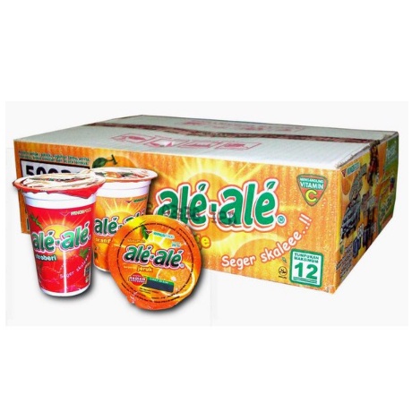 ALE ALE 1 DUS ISI 24 CUP / MINUMAN RASA BUAH