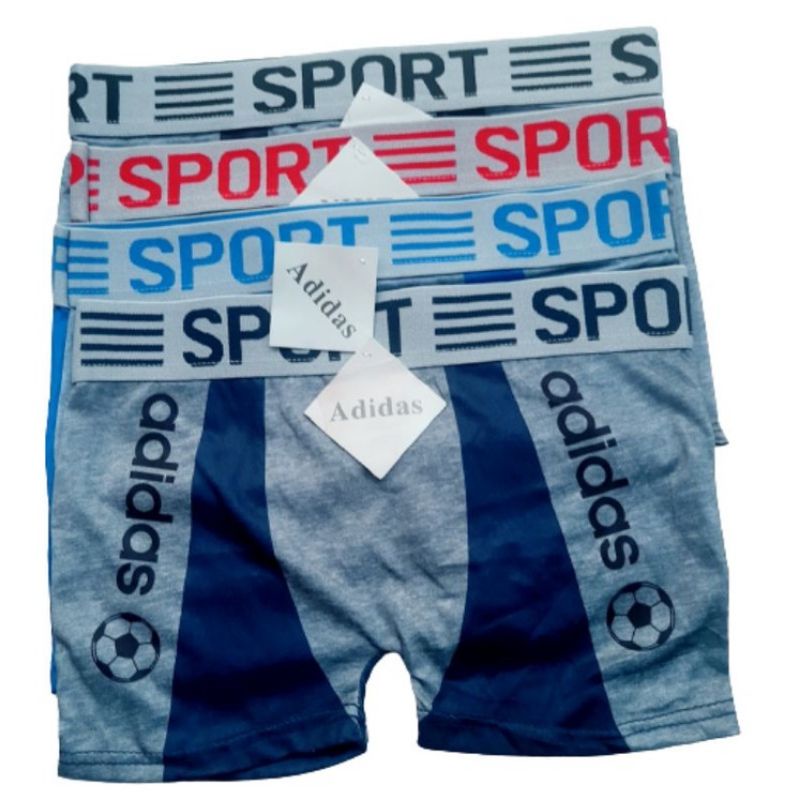 Celana Dalam Boxer Anak Remaja Laki Laki Cowok Sexy Segiempat Import CD Kolor Sempak Laki Laki Murah