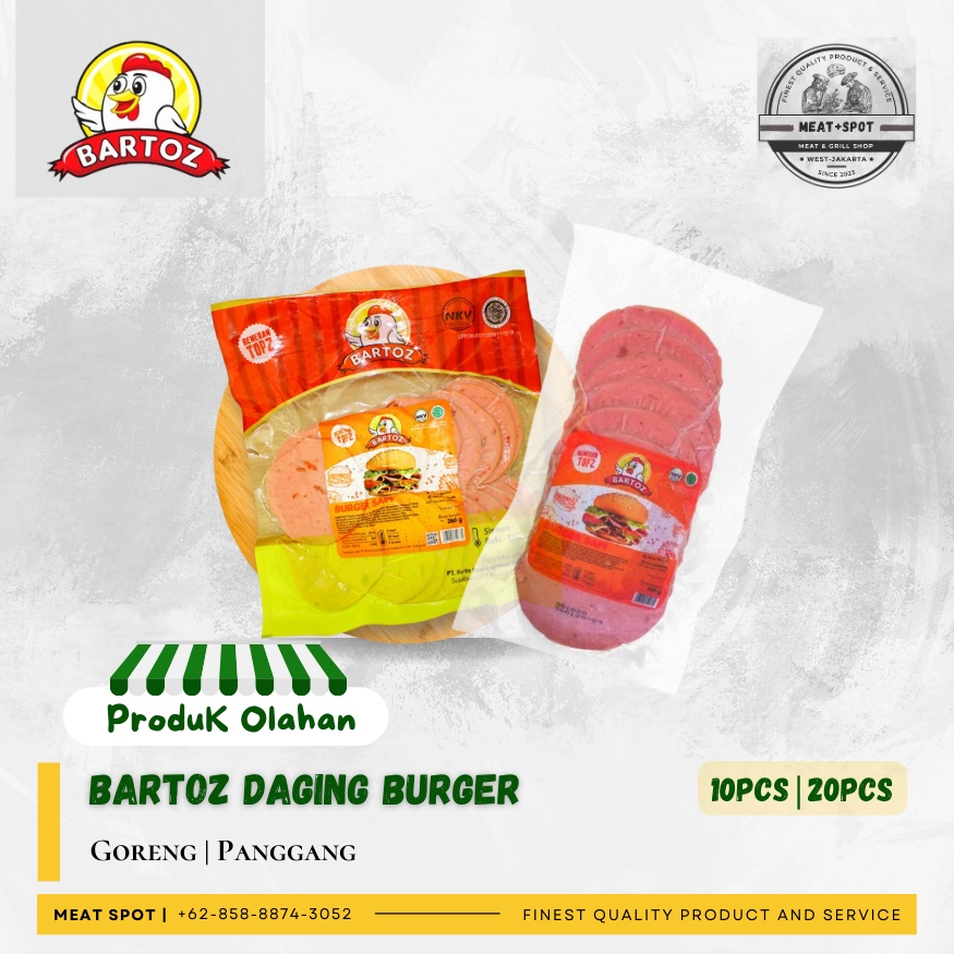 

Bartoz Daging Burger | Goreng/Panggang | 10 | 20 PCS