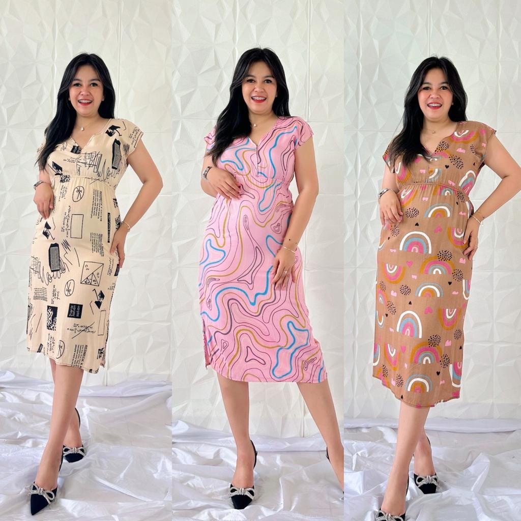 Daster Bali Rayon Dress Manohara - DCB