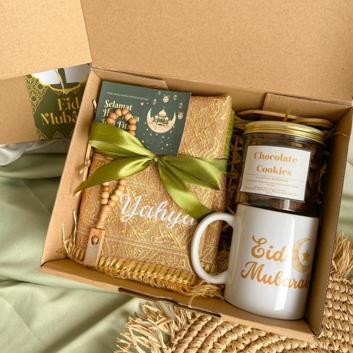 

Promo Paket Hampers Lebaran Idul Fitri Sajadah Tasbih Muslim Sarung Peci