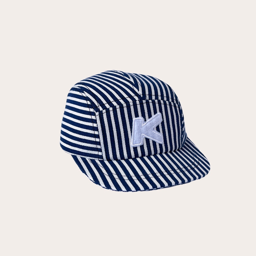 KAIRIKIDS TOPI ANAK USIA 2-5 TAHUN MODEL FIVE PANEL CAPS ANAK MOTIF GARIS GARIS 5 PANEL ANAK