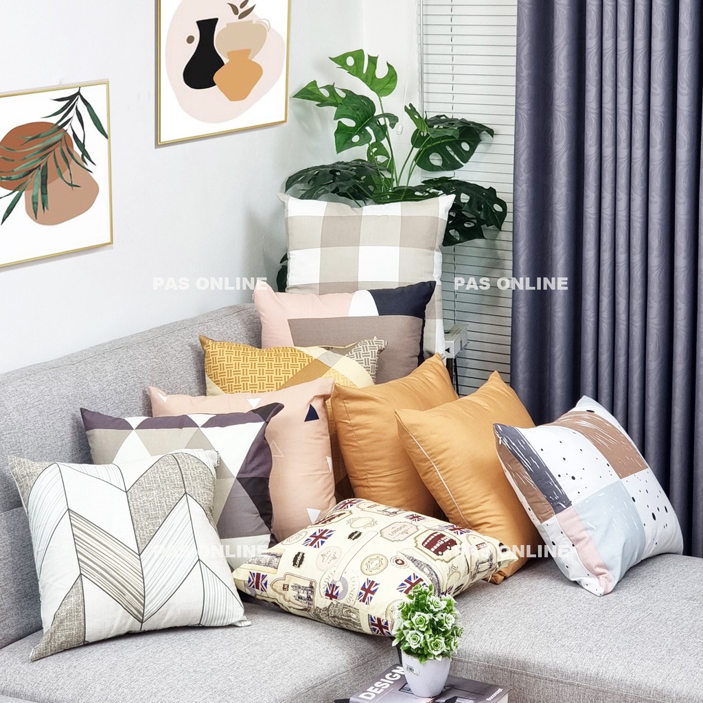 SARBAN - SARUNG BANTAL SOFA 40X40 MOTIF DOTI