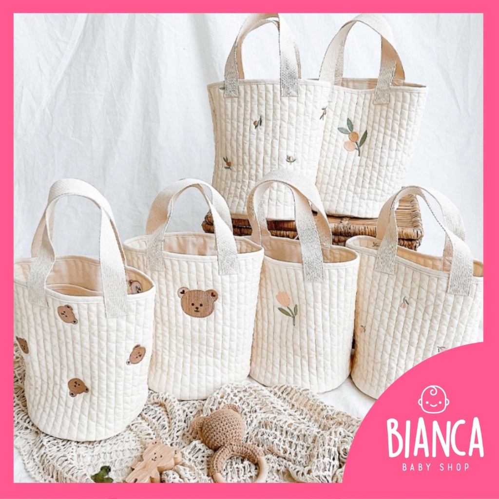 BIANCA - BEAR SERIES Tas Mommy Bag / Nappy Diaper Bag Premium Korea