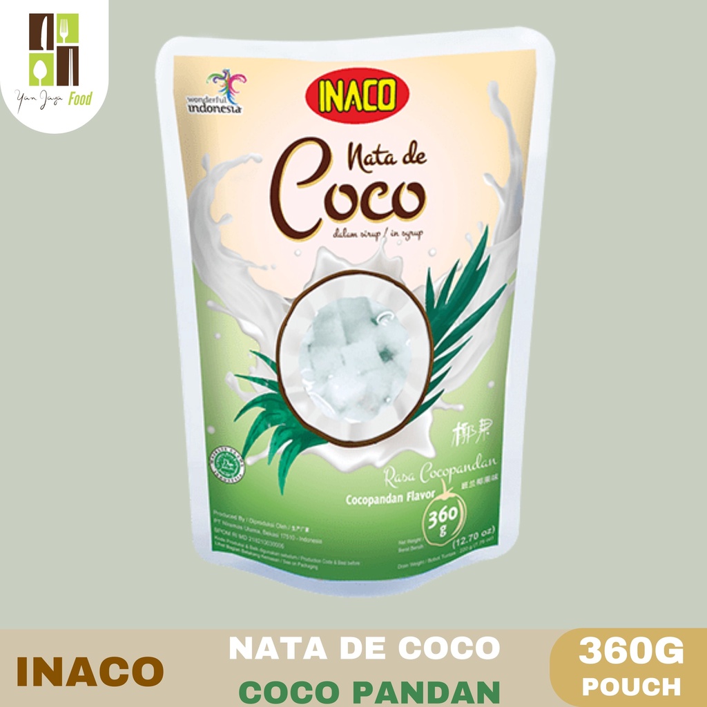 Inaco Nata De Coco In Syrup / Dalam Sirup Pouch 360g