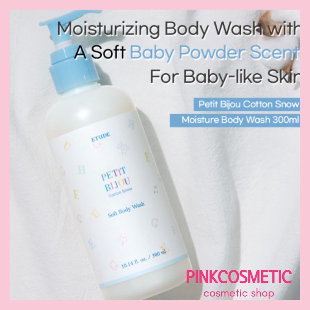 Etude House Petit Bijou Cotton Snow Moisture Body Wash 300ml