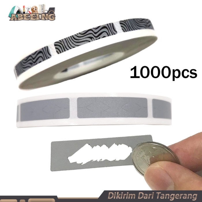 

Terlaris Isi 1000 Sticker Label Penutup Voucher Stiker Scratch Label Gosok
