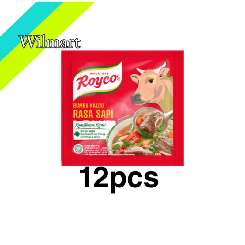 

Royco kaldu sapi 1 renceng isi 12sachet @8gr