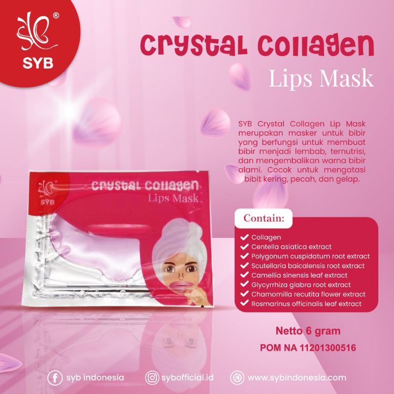 MFI - SYB Crystal Collagen Lip Mask | BPOM