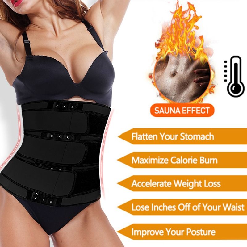 Korset Pengecil Perut Hook Waist Trainer Triple Belt Pasca Melahirkan