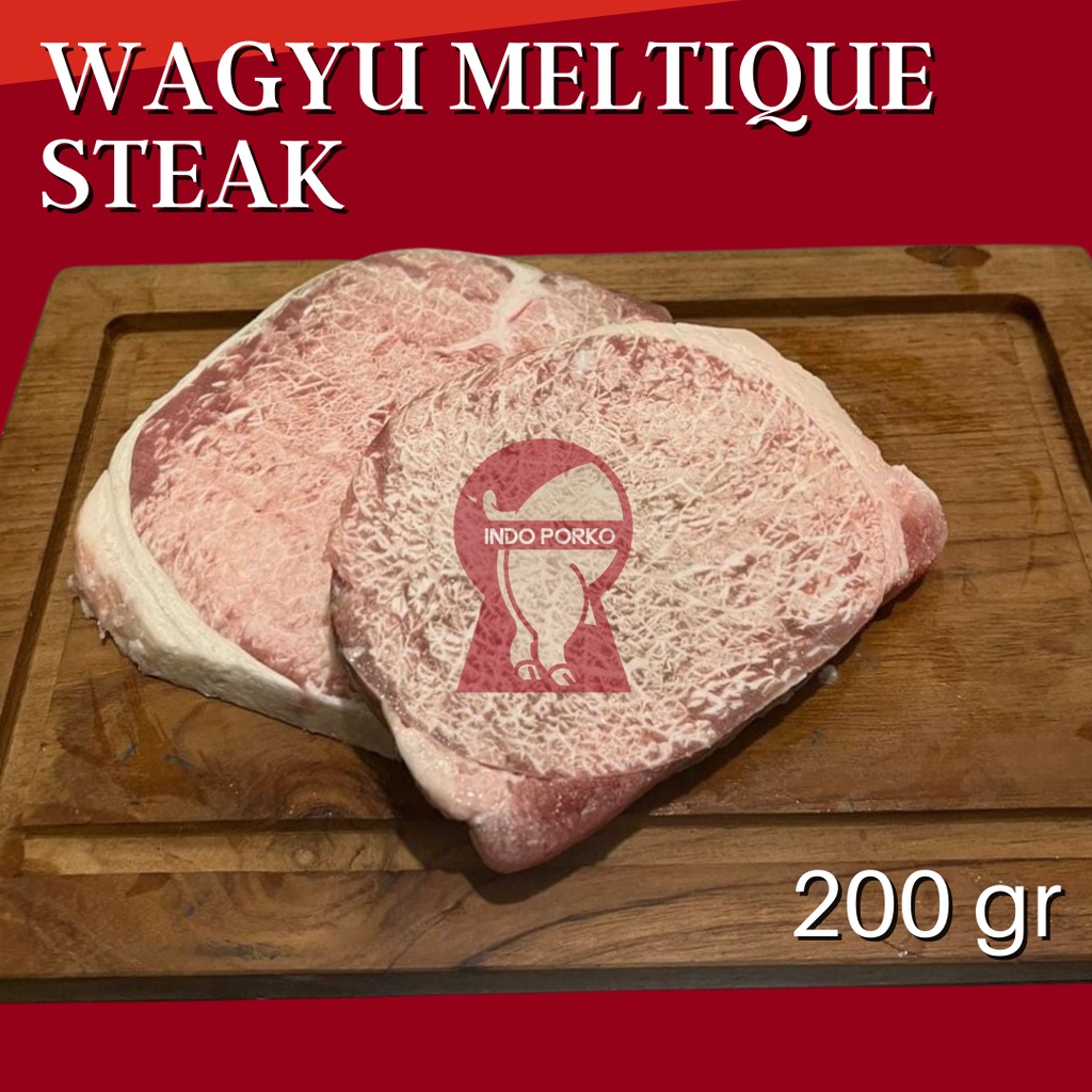 

Wagyu Meltique Beef Steak Daging Sapi Meltik 200gr