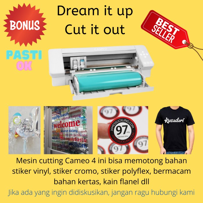 

MESIN CUTTING STICKER SILHOUETTE CAMEO 4