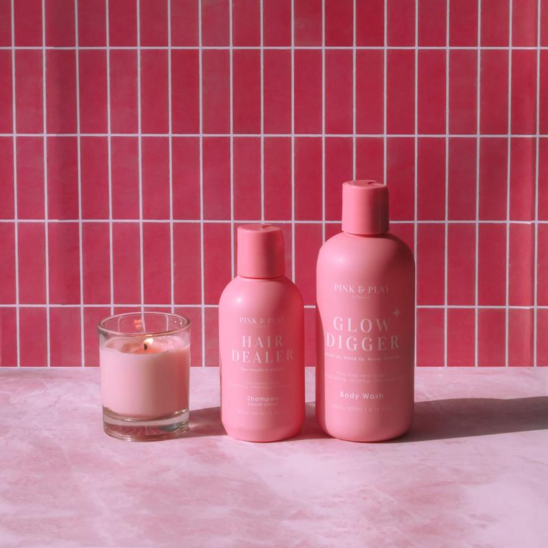BELI 2 bonus 1 sampo Pelurus Rambut Keratin Hair Dealer - Pink &amp; Play