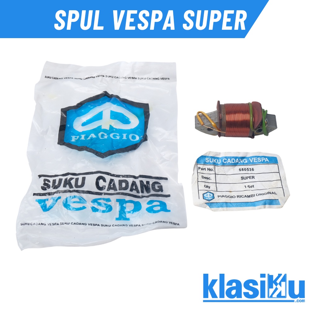 Spul Sepull Spul Lampu Besar Vespa Super Sprint Special Original PIaggio