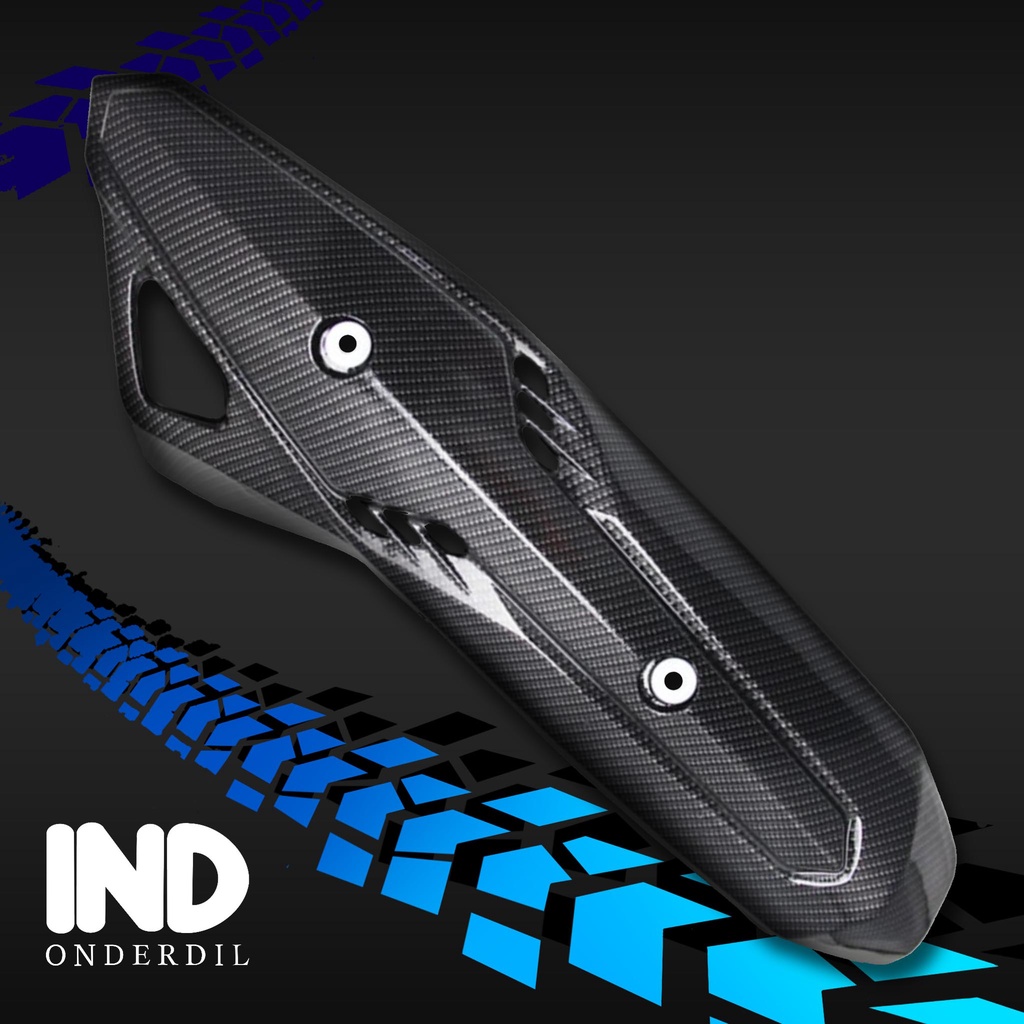 Cover Tutup-Pelindung Knalpot Carbon-Karbon Vario Techno 125 FI-F1 eSP