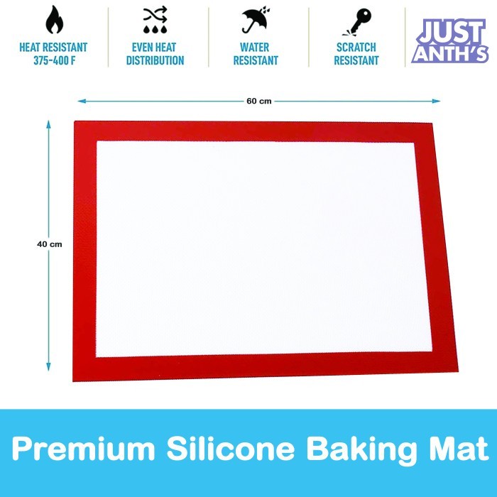 Kertas Silicone Baking Mat Silpat Fiberglass 60 X 40 Alas Baking Kue Cookies