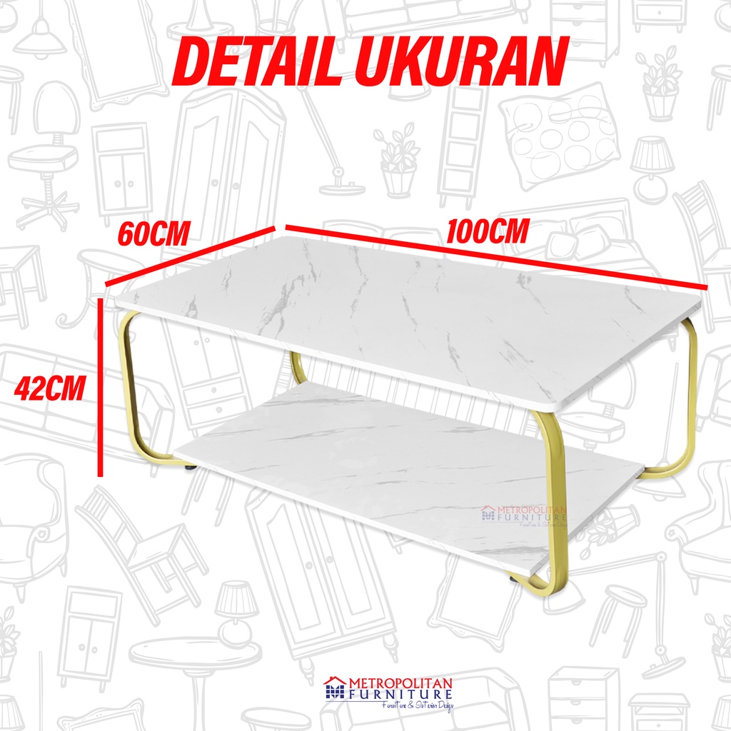 Meja Tamu Minimalis Modern Coffee Table