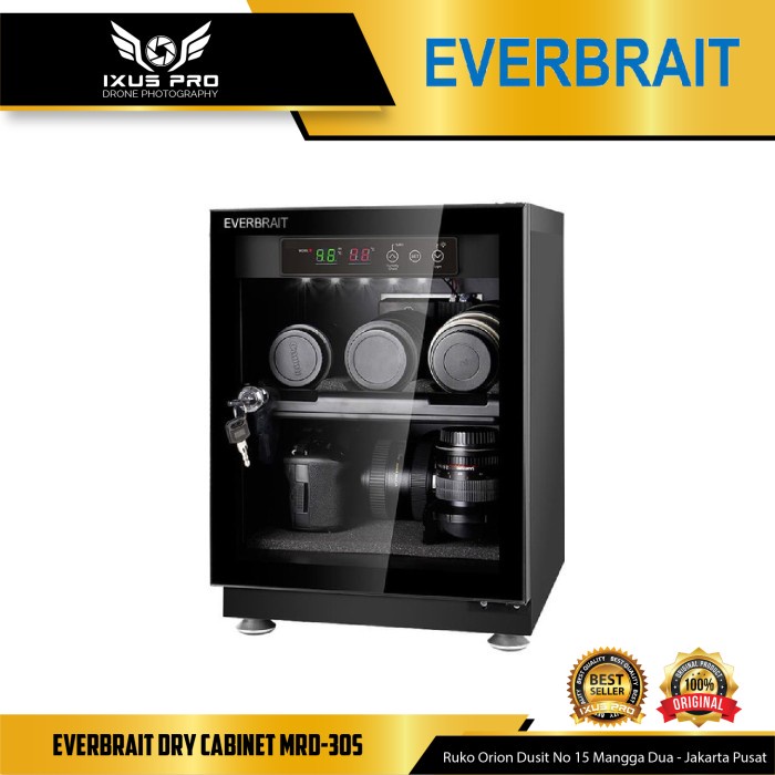 Terlaris Everbrait Dry Cabinet Mrd-30S - Dry Cabinet / Dry Box Kamera 30L