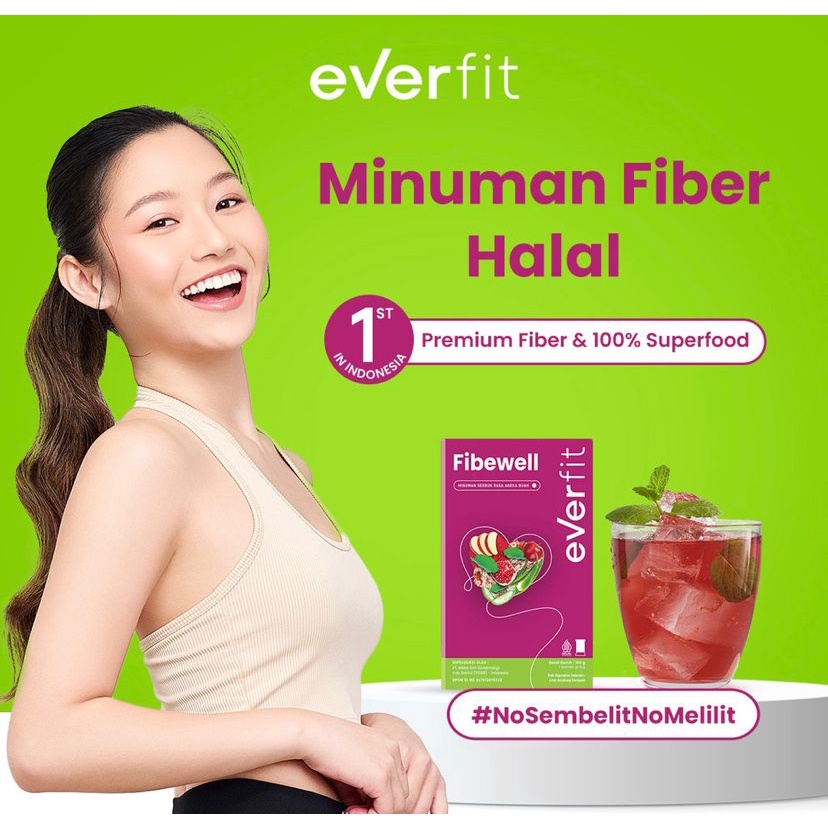 

EVERFIT FIBEWELL | MINUMAN SERBUK RASA ANEKA BUAH ISI 7Sachet ,14Sachet @15g