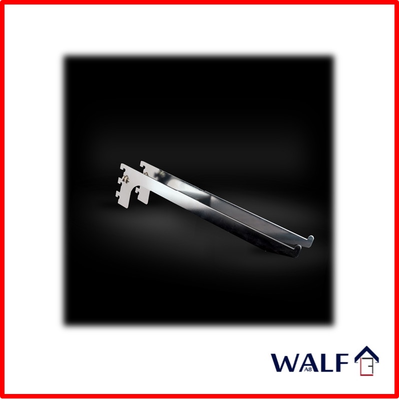WALF Daun Bracket Kaca 200mm , 20cm | WF-BZN001.200