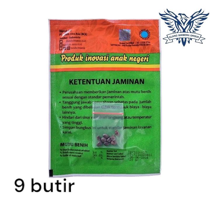 Repack 2000an Bibit BONITA F1 9 butir Benih Semangka Inul Merah Cocok Untuk di Pekarangan