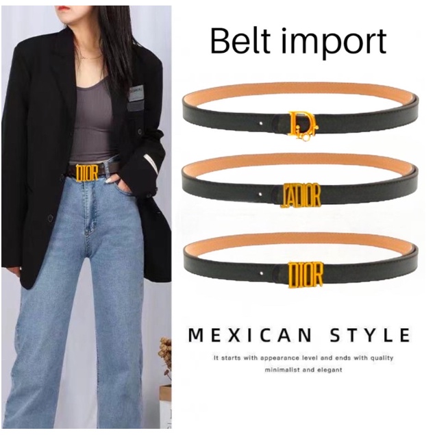 BELTSHOP NEW IKAT PINGGANG WANITA/TALI PINGGANG FASHION/WOMEN BELT IMPORT 00719-00729
