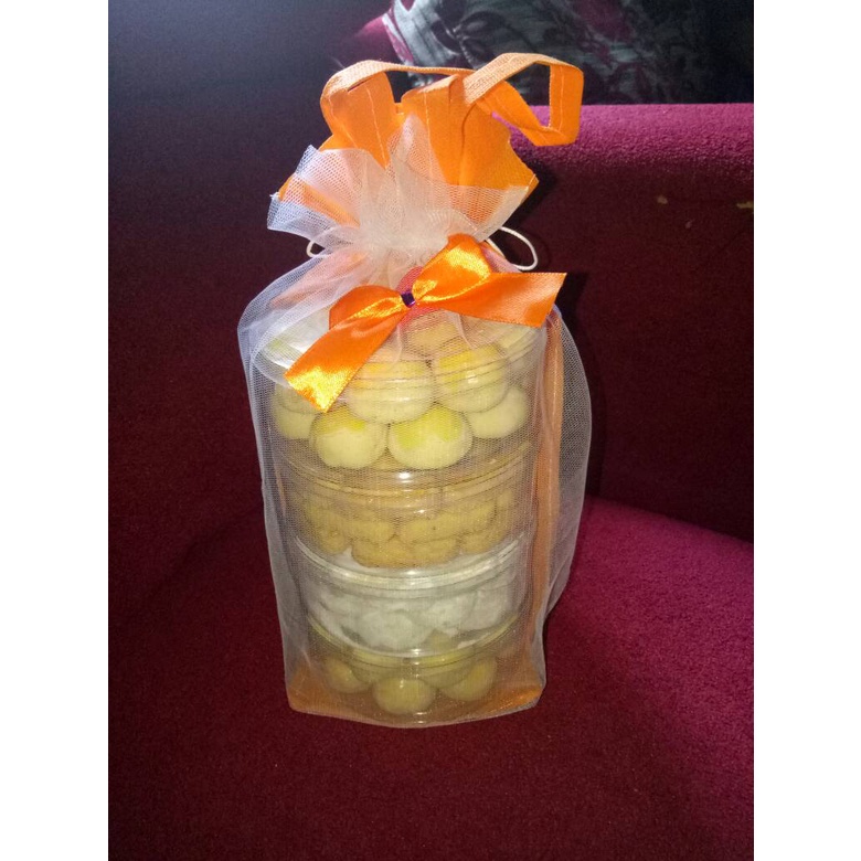 

4S 250 gram TAS Souvenir TILE Toples Kue Kering Cookies 1/4 kg Sovenir Bingkisan Parcel Goodie Bag