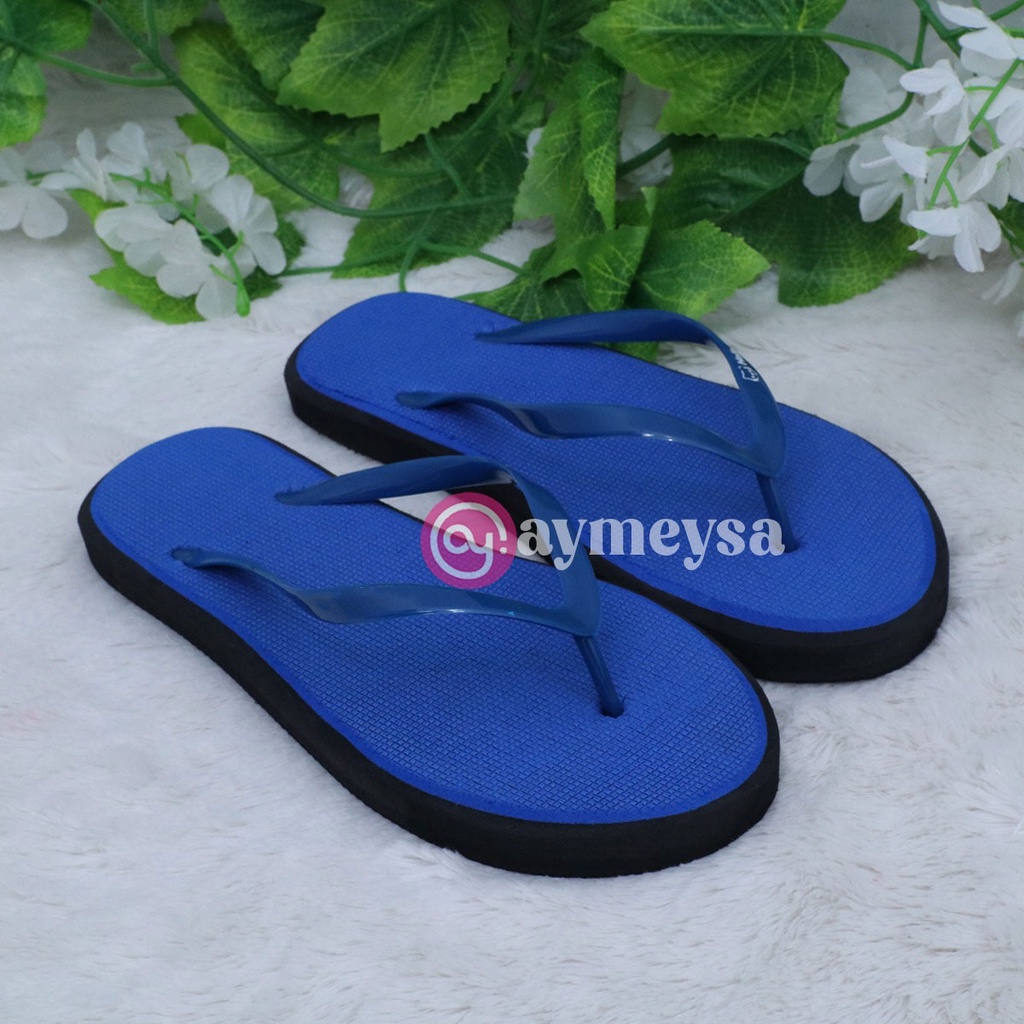 Sandal Jepit Polos Wanita Spons Premium Simpel dan Kekinian anti slip Sendal Teplek Terbaru 2023